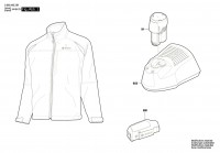 Bosch 1 600 A00 23S Heat+Jacket 10,8V Professional Winter jacket Spare Parts